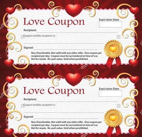 Free Printable Love Coupons For Her Template Printable Templates