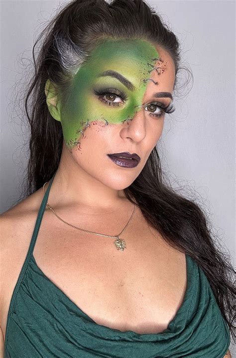 40 Spooky Halloween Makeup Transformation Ideas Frankensteins