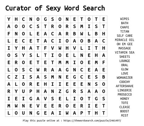 Chart Printable Color Printable Word Searches Hot Sex Picture