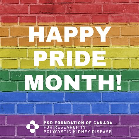 June, 2021 is national glbt pride month 2021. June 2020 PKD e-News - PKD Foundation of Canada