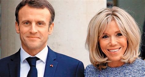 Brigitte Macron Y Su Esposa Brigitte Trogneux La Esposa Del Nuevo