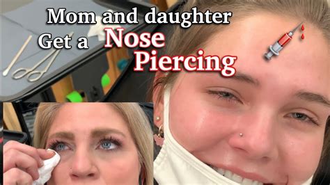 getting our nose s pierced youtube