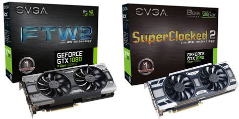 Evga Outs Gtx 1080 Ftw2 And Sc2 With 11ghz Memory Evga Gtx 1080 Ftw2