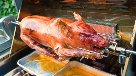 How To Roast A Pig Spit Roast Piglet Spanferkel Recipe Lechon