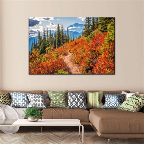 Mt Rainier Autumn Foliage Wall Art In 2022 Photography Wall Art