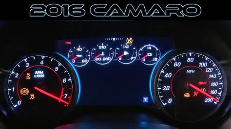 2016 Chevrolet Camaro Ss Rs Generation 6 Interior Design Youtube