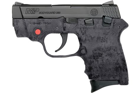Smith And Wesson Mp Bodyguard 380 With Kryptek Typhon Finish And Crimson