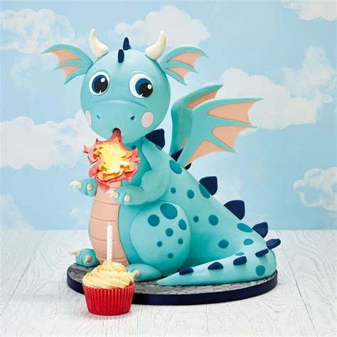 Sugarcraft Baby Dragon Cake Squires Kitchen International School Of