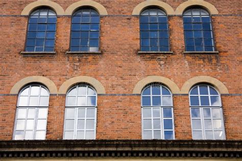 Arched Warehouse Windows Stock Image Image Of Industry 45981975
