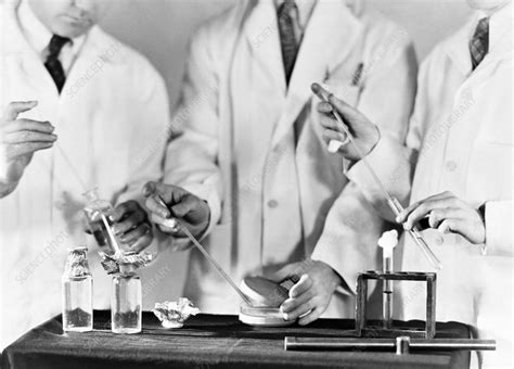 water contamination test procedure 1931 stock image c022 2760 science photo library