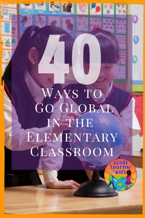 40 Ways To Go Global In The Elementary Classroom Globe Trottin Kids