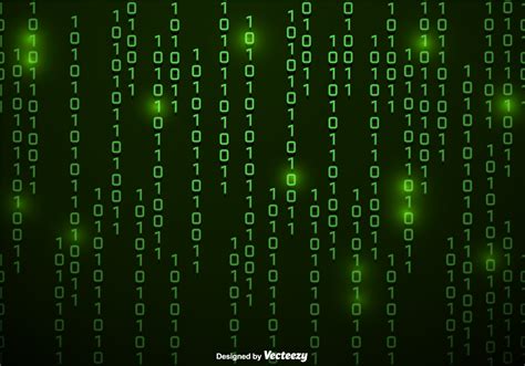 Vector Green Numbers Background In Matrix Style 153401 Vector Art At