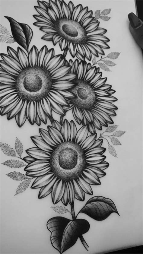 girassol sunflower tattoo sunflower tattoo design tattoos