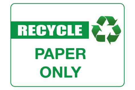 Printable Recycling Signs Free Clipart Best