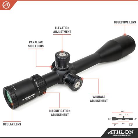 Athlon Optics Argos 10 40 X 56mm Rifle Scope 30mm Second Focal Plane