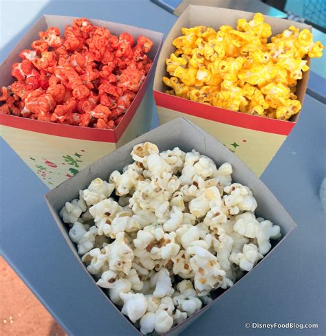 Review Flavored Popcorn In Epcot The Disney Food Blog
