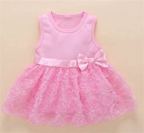 New Born Baby Girls Infant Dressandclothes Summer Kids Party Birthday