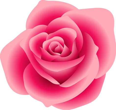 Download Rose Clipart Image Clip Art Illustration Of A Single Pink