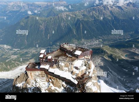 Untere Aussichtsplattform Am Aiguille Du Midi Chamonix Haute Savoie