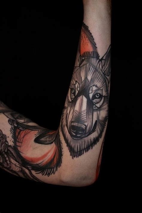 Cool Wolf Tattoo On Arm Design Of Tattoosdesign Of Tattoos