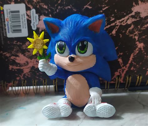 Download Obj File Baby Sonic Sonic The Hedgehog 3d Print Template ・ Cults