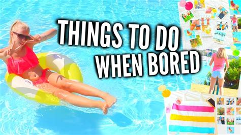 For those itching for something fun to. What To Do When You're Bored! +Outside & Inside activities ...