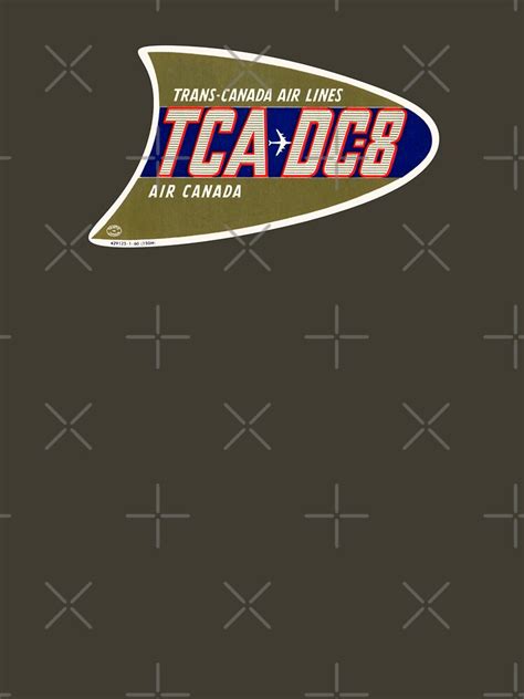 Tca Trans Canada Air Lines Dc 8 T Shirt For Sale By Bloxworth