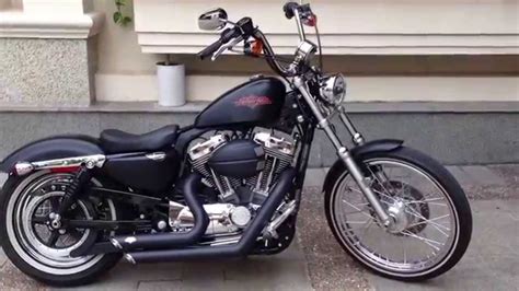 Mushman footpegs • 12 handlebars • 12000 miles • one owner. Harley-Davidson Sportster 72 V&H - YouTube