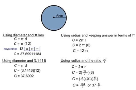 Area And Circumference Of Circles Problem Solving And The