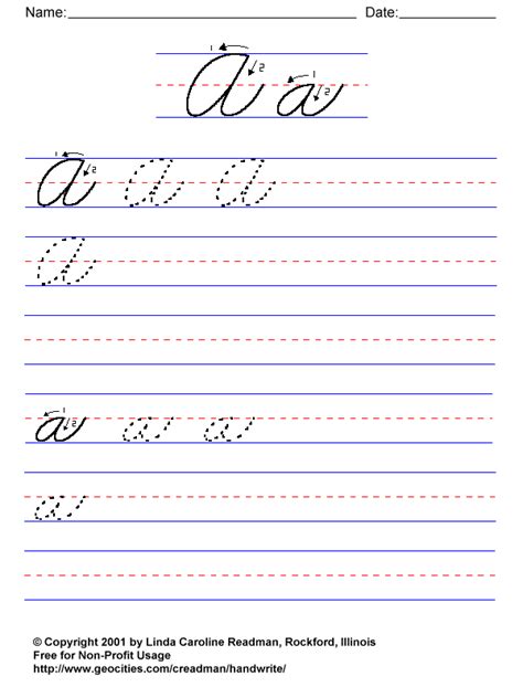 basic handwriting  kids cursive alphabets  numbers