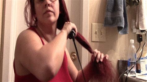 Straightening Hair With A Flat Iron Part 1 6 1 14mvi5841 Laila Variety Fetish Clips Clips4sale