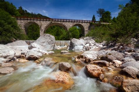 River Resia Udine Italy Stock Image Image Of Country Nature
