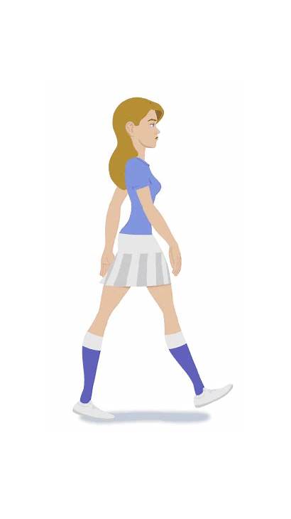 Walking Animation Animated Walk Gifs Cycle Female