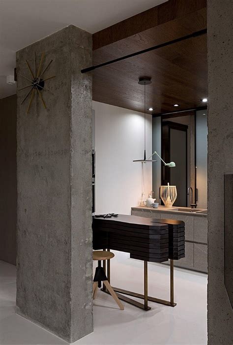 Past and future converge to give us a timeless aesthetic filled with character and uniqueness. Industrial Interior Design: Kenzo Flat by Olga Akulova