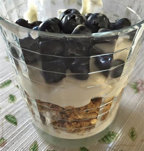 Blueberry Yogurt Parfait Slim Down Smart