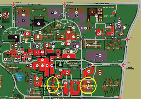 York University Campus Map A Comprehensive Guide Map Of Europe