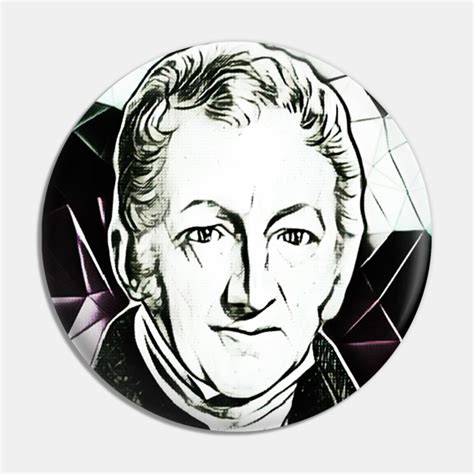 Thomas Robert Malthus Black And White Portrait Thomas Robert Malthus