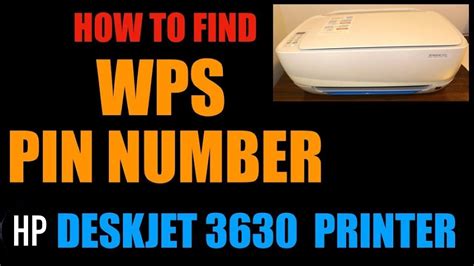 How To Find The Wps Pin On My Hp Printer