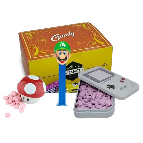 Buy Nintendo Luigi Super Mario Bros Candy Tins Set Luigi Pez Candy