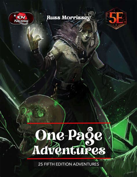 En Publishing Dandd One Page Adventures Is Available In Print And Pdf