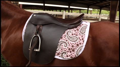 Learning how to properly fit a saddle is a key part of being a responsible and successful rider. How To Put An English Saddle On Your Horse - YouTube