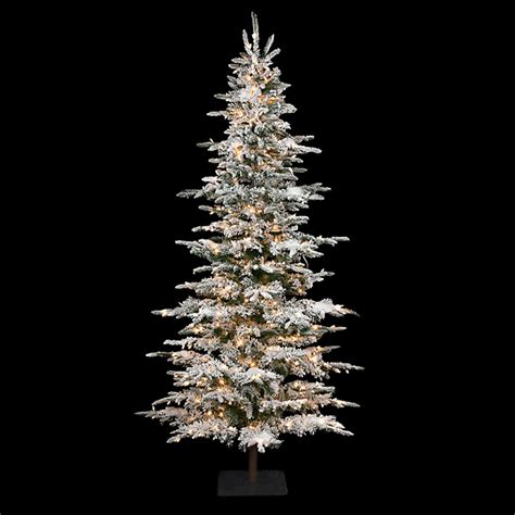 Slim 9 Ft Flocked Christmas Tree Christmas List 2021