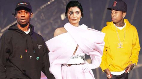 Kylie Jenner Partied With Both Her Exes Travis Scott And Tyga At Diddys