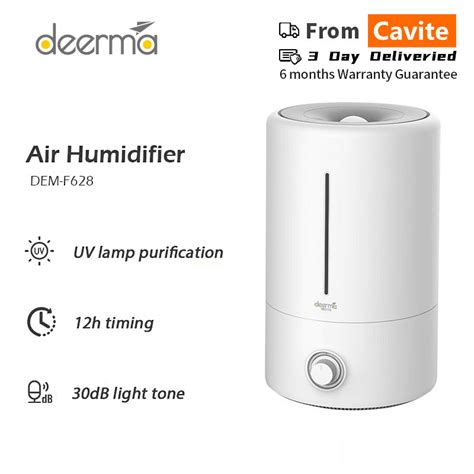 Deerma Dem F628 5l Air Humidifier Mute Ultrasonic Aroma Diffuser