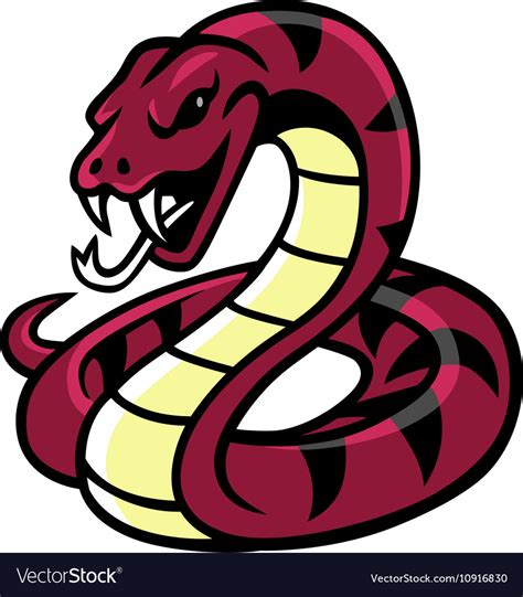 Snake Mascot Royalty Free Vector Image Vectorstock