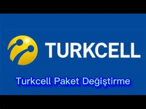 Turkcell Paket Değiştirme Turkcell Tarife Değiştirme YouTube