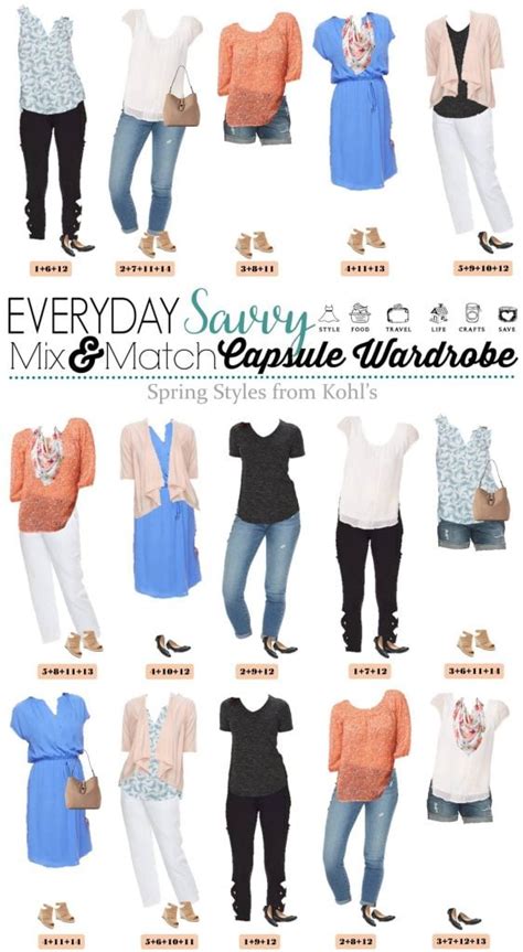 Kohls Spring Capsule Wardrobe With Mix And Match Outfits 25032 Hot Sex Picture