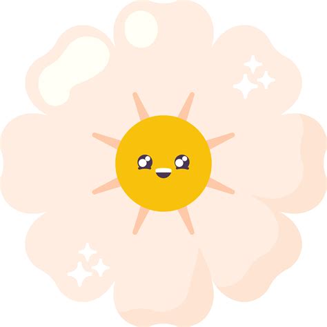 Flower Emoji Kawaii 24405760 Png