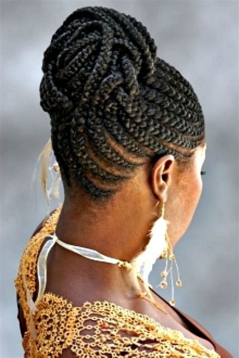 Cornrow Ponytail Braids With Weave - Images Of Cornrows In A Ponytail