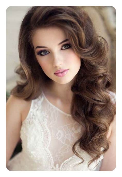 50 Beautiful Loose Curl Hairstyles With Tutorial Wavy Wedding Hair